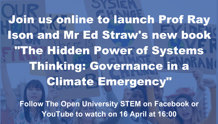OU_STEM's tweet photo. Our #SystemsThinking team have been hard at work! We will be launching their new book via Facebook and YouTube live on the 16 of April, 16:00!
Join us and find out how you could save 20% off your own copy- plus ask the experts your STiP questions live!
https://t.co/YNJsjPDZBK https://t.co/v0ezypHk6v