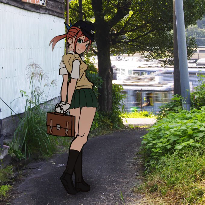 碓氷と彼女とロクサンの。
自分の撮った写真になつきちを添えて。 