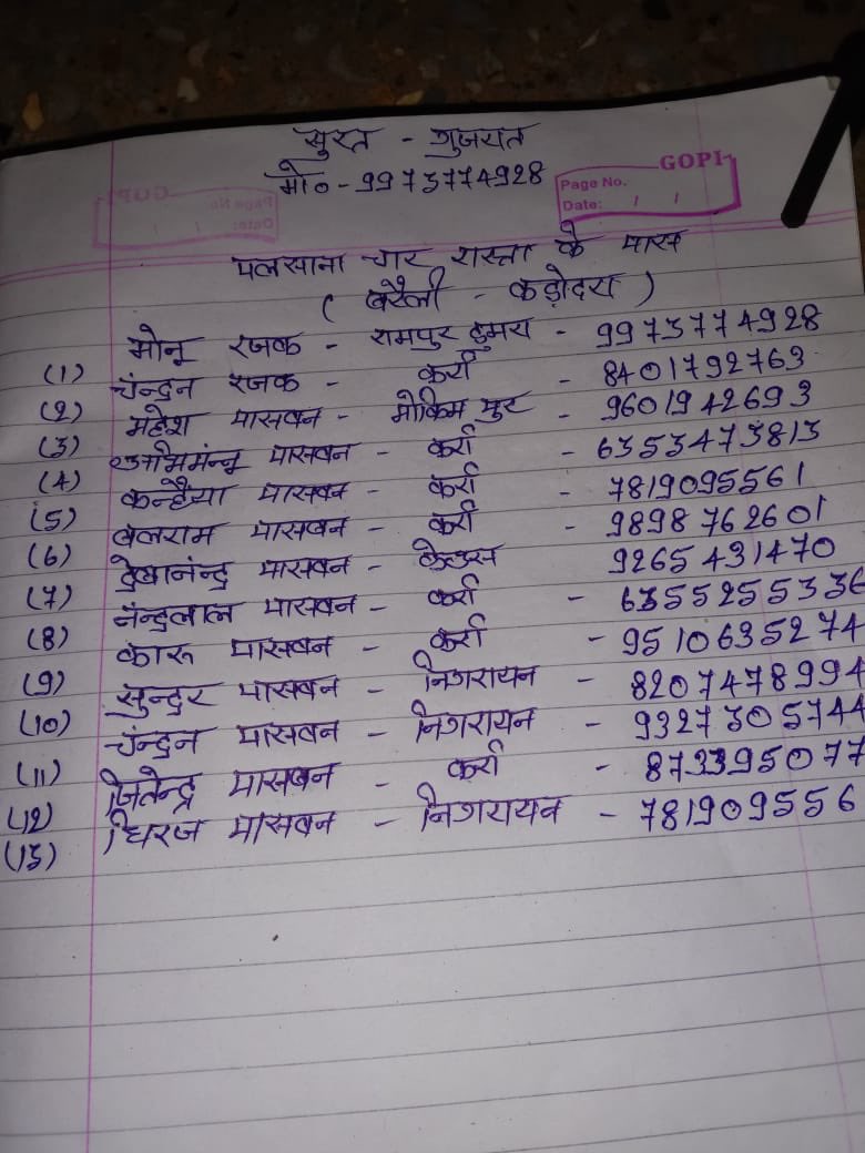nitisblrajmahto's tweet photo. #CoronaLockdown के कारण क़ुछ बिहारी परिवार और मज़दूर #गुजरात के #सुरत में फँसे हैं।इन लोगों ने राशन अथवा भोजन के लिए #मदद की गुहार लगाई हैं। #pleasehelphim 🙏🙏मो०-+91 84017 92763
@HardikPatel_ @irvpaswan @pappuyadavjapl @ravishndtv @vijayrupanibjp @DhanukMurari @akshaykumar https://t.co/x0rMVR7H1y