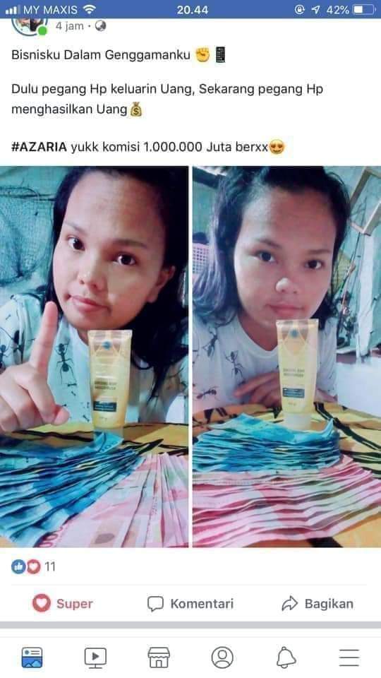 IntKmc's tweet photo. Look Dear 👇
Apa kata si mbak kita yg satu ini..👇🏽👇🏽👇🏽
Mantap👍👍👍👍

#Salam_Azaria
#Salam_1juta https://t.co/E8W9tslmI0