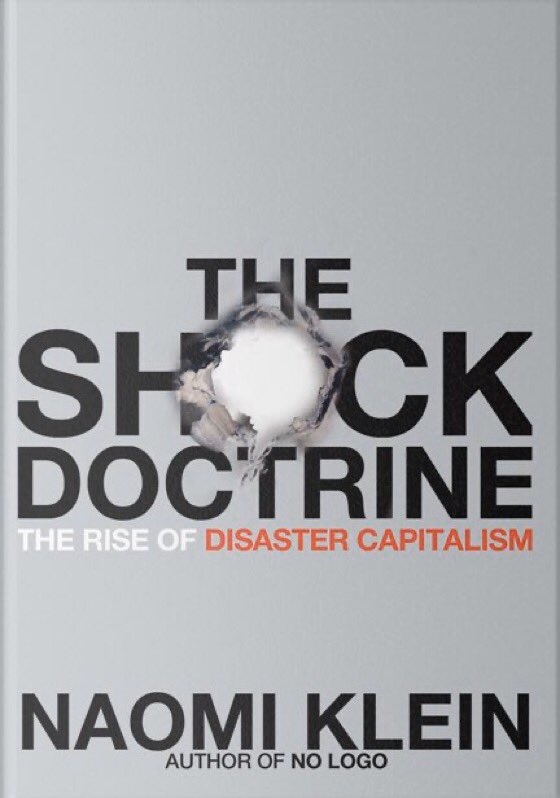 The way  @realDonaldTrump handles the  #Coronavirus reminds me a lot of the way the Katrina disaster was handled.They use the crisis to push the neoliberal agenda further and enrich a small group of friendly private companies while letting people die  https://twitter.com/romancingnope/status/1246234872663945217?s=21