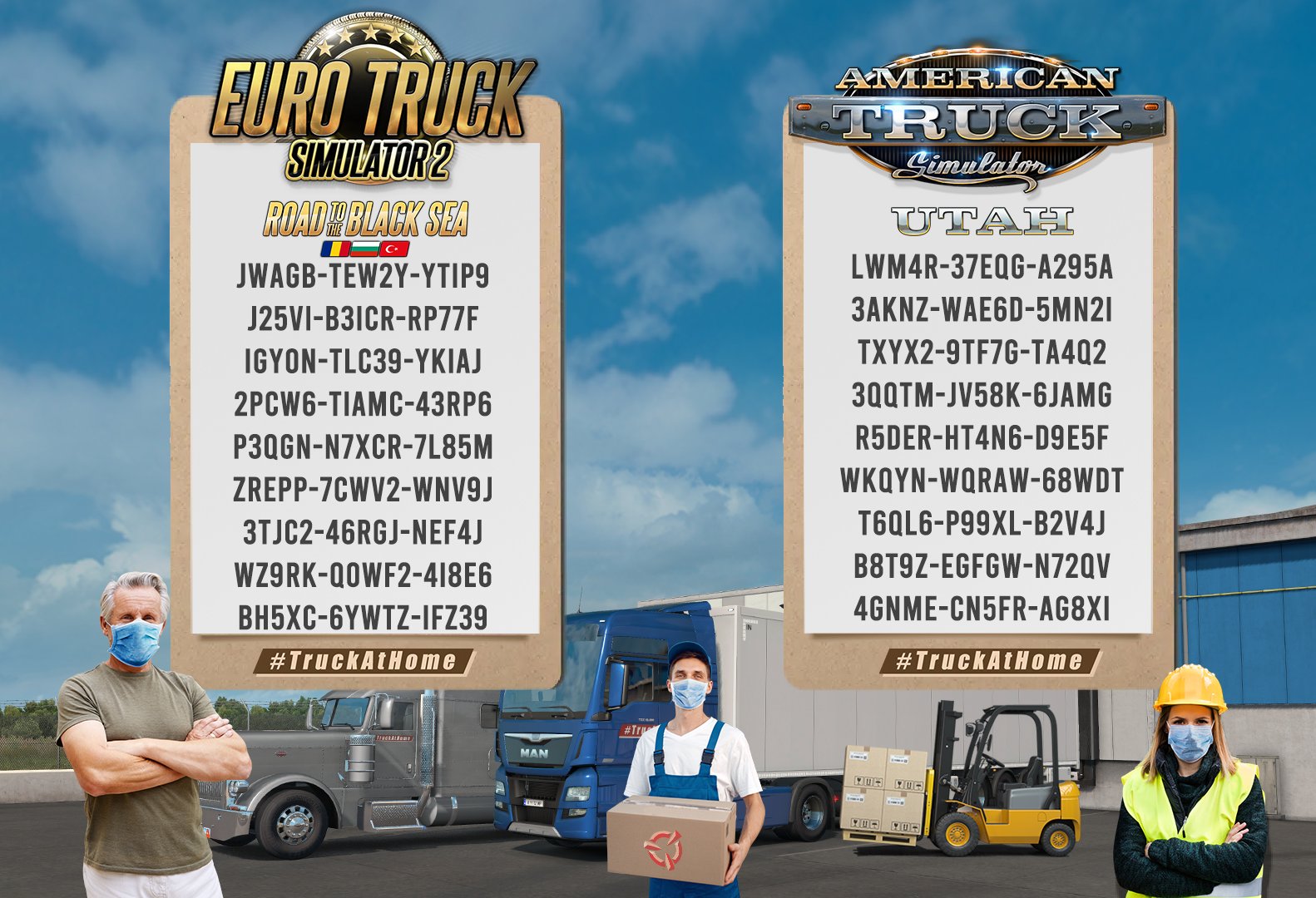 Scs Software 480 000 000 Milestone Reached We Re Getting Close To A Big Number Of 500 You Guys Are Awesome Stay Home Stay Safe Truckathome Grab Yourself A Key And