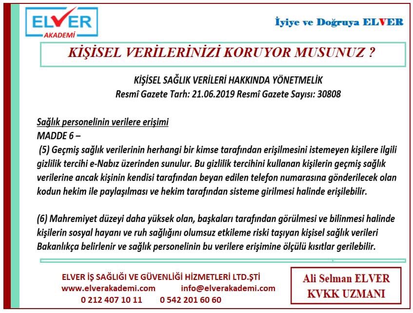 KİŞİSEL VERİLERİNİZİ KORUMAYI BİLİYOR MUSUNUZ ?