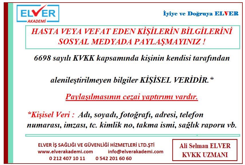 SOSYAL MEDYA PAYLAŞIMLARINA DİKKAT !