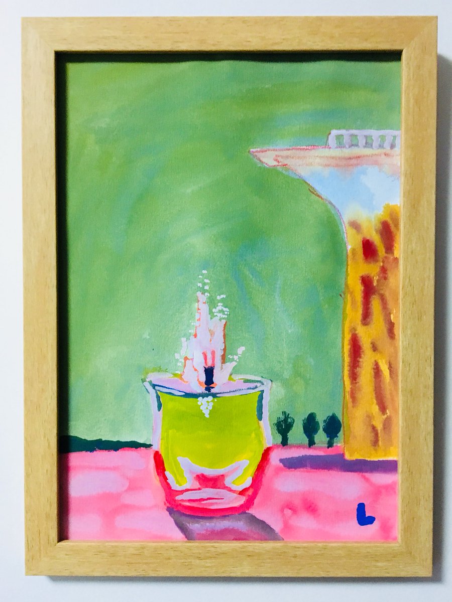 saidarrr's tweet photo. グラスの水へ
＊
＊
＊
飛び込み
#illustration #drawing #Dive #glass #Sports #water #Landscape #divingplatform #image #art #colorful #Acrylicpaint #picture #painting #イラスト #アート #アクリルガッシュ #絵 #イラストレーション #飛び込み #グラス #スポーツ #水 #風景 #飛び込み台 https://t.co/dLcP3hgqlA