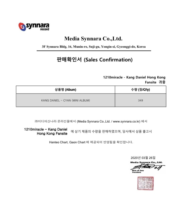 1210miracle_'s tweet photo. 📢Summary of #CYAN album support by Hong Kong Danity
💙기부공구 Album donation through @KangDanielgall 
₩ 20,200,324+
₩ 1,996,121
=Total ₩22,196,445
🤍일반공구 Album group purchase: 
349 pcs
Let’s work harder and make more beautiful memories this spring🌸
#강다니엘 #KANGDANIEL https://t.co/kIE8fviLIz