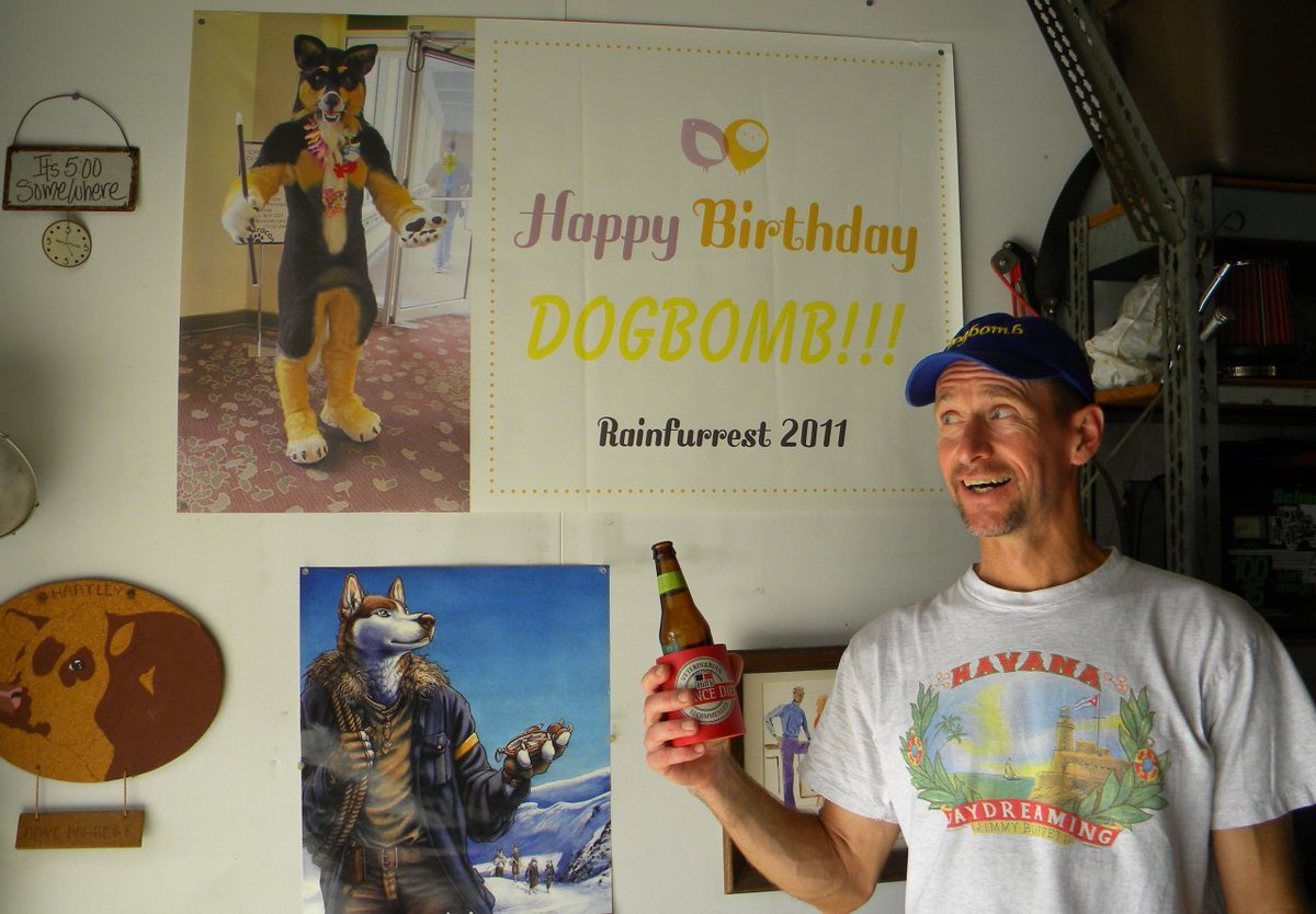BradHound's tweet photo. Today is a somber 1st anniversary of @dogbomb1 who passed away on April 5th, 2019. We missed him very much. I met him at FC a few years ago. I hugged and kissed him. He was happy to see me. I loved him deeply. He was my wonderful &amp; sweet friend. R.I.P., my pal (1963-2019). ❤✌❤ https://t.co/TMLjnwM5Gz
