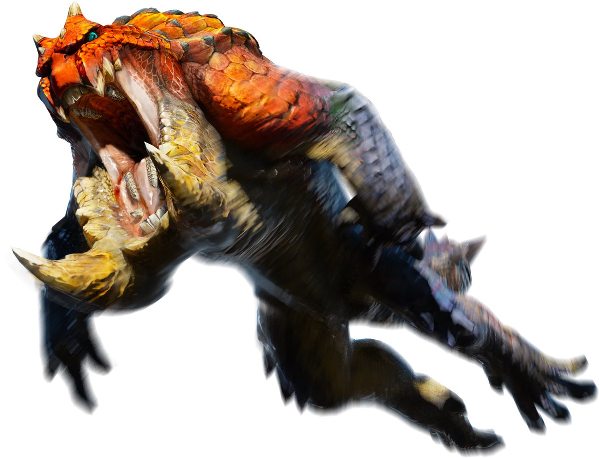 Me: *is showing cousin Tetsucabra cutscene* See those little monsters? They’re called Jaggi.Cousin: Cool.Tetsucabra: *jumps out of water, eats both Jaggi in one bite*Cousin: *wide eyes*Me: And this is Tetsucabra. He’s a frog.Tetsu: *burps in Kitty’s face*