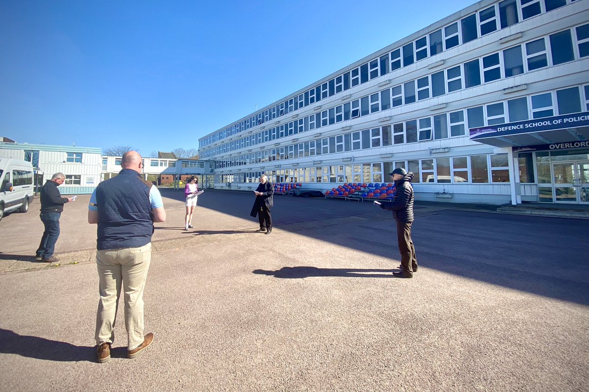 DSPG_Southwick's tweet photo. Not your typical #PalmSunday Service but our #DSPG open-air version for site #keyworkers was more than adequate, even with #socialdistancing measures!

We even got a free origami cross-making lesson from @FatherEdd with varying degrees of success! ✝️ #COVID19 #Covid_19 https://t.co/NbFMxBURaV