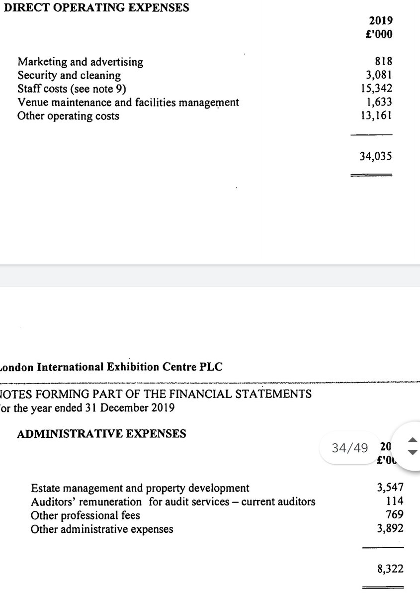 The Excel Centre is owned by ADNEC a state owned entity from Abu Dhabi. The news of them Excel Centre charging the NHS is jarring. But when you look at their Excel Centre's financials they seem to have incurred a cost of £42 Mn (excluding marketing & professional fees) last year