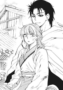 sereinitymina's tweet photo. Now that everyone knows Soowon is a descendant of first King Hiryuu. Time for some flashback! Soowon's parents! Lady Yonhi and Prince Yunho. 
ps, they kindda look like Hak and Soowon. *heheheh*

#AkatsukiNoYona #ch190 #manga https://t.co/bnqtWNHTJj