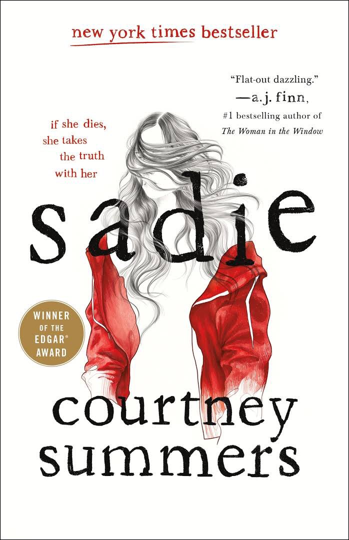 Sadie HunterWhile romance is the last of her priorities, as she is a runaway avenging her sisters murder, she does shortly meets and hooks up with another runaway who is a girl although after that their paths split againSadie by Courtney Summers https://www.goodreads.com/book/show/34810320