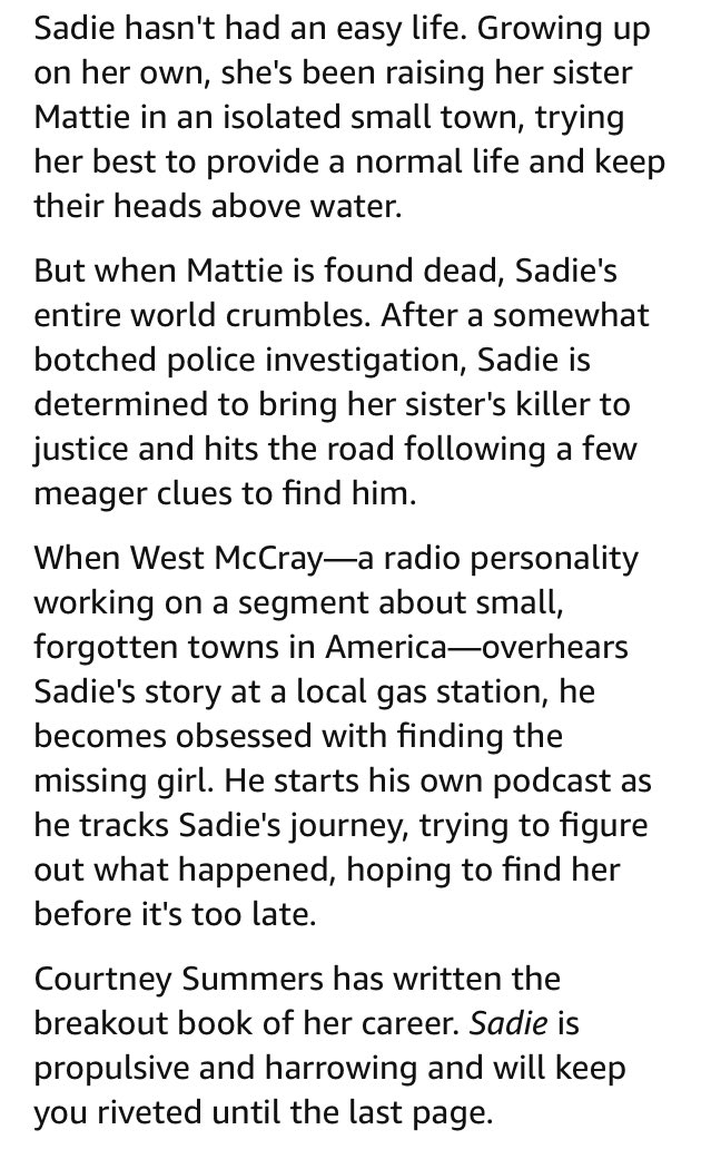 Sadie HunterWhile romance is the last of her priorities, as she is a runaway avenging her sisters murder, she does shortly meets and hooks up with another runaway who is a girl although after that their paths split againSadie by Courtney Summers https://www.goodreads.com/book/show/34810320