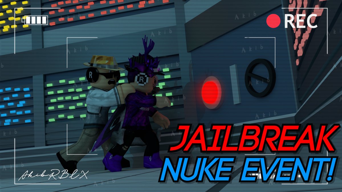 Akibrblx On Twitter Heres A Youtube Thumbnail I Made For The Live Event Of Jailbreak Everything In This Gfx Was Modelled By Me The Nuke Facility From The Event Trailer Of Jailbreak - roblox jailbreak trailer fan made youtube