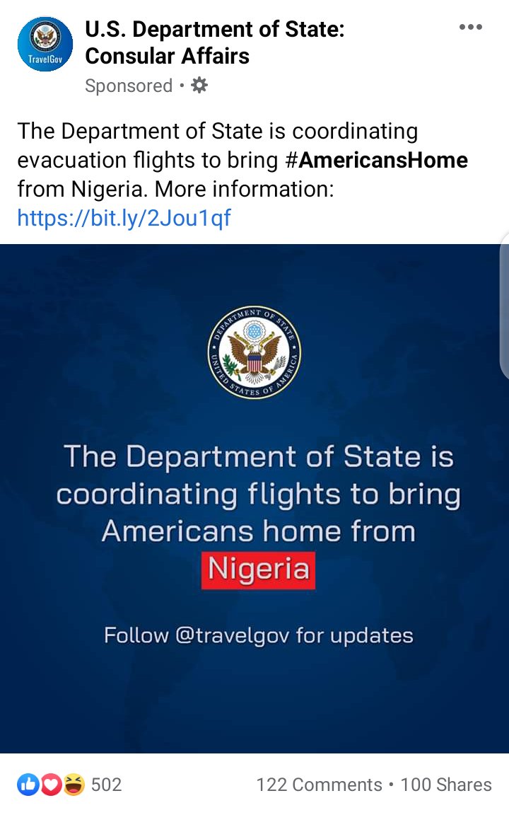 Yesterday, I saw this Ad on Facebook and wondered what the motive behind the campaign was and why such it was targeted at Nigerians.You know what's mad funny? Wait for the follow up tweet