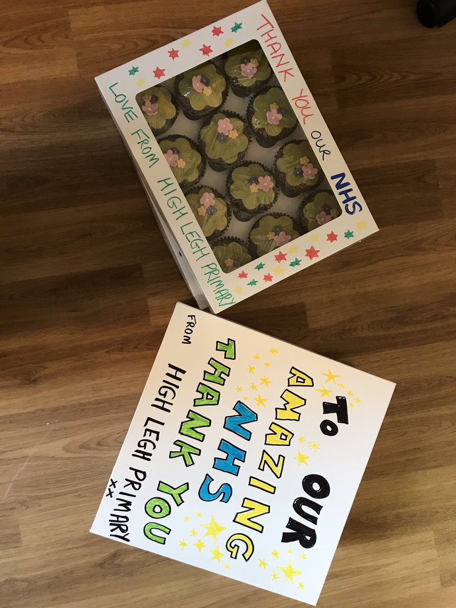 Mikeshackcloth's tweet photo. Thanks to @HighLeghPrimary and @emmagreenwoo for the lovely cakes. Enjoyed by all the hard working staff on cedar ward @LHCHFT https://t.co/2eekJkob3R