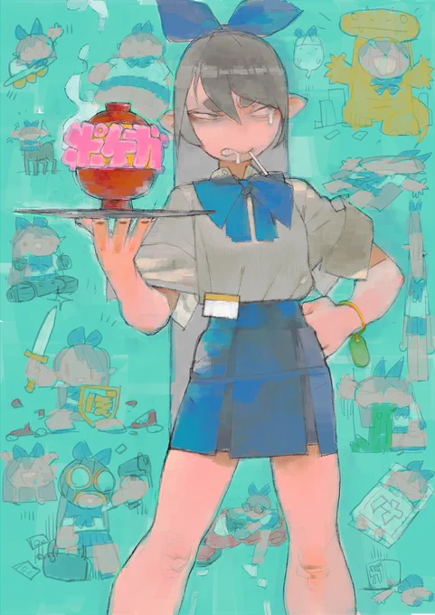 皆さんご存知!大人気ゲームアプリ!
「ポケットガール」のポケ子ちゃんを描かせていただきました。やったね!
https://t.co/pZP3mt1Auy 