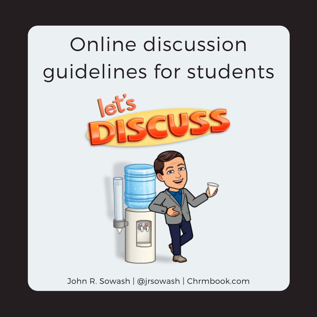jrsowash's tweet photo. I really like the “question” feature in #GoogleClassroom.

Discussion questions are a simple way to collect student reflections and they are easy to grade!

These are the discussion guidelines I shared with my students: https://t.co/KJue2QFAuP

#elearning #onlinelearning https://t.co/XgVPq0u5d2