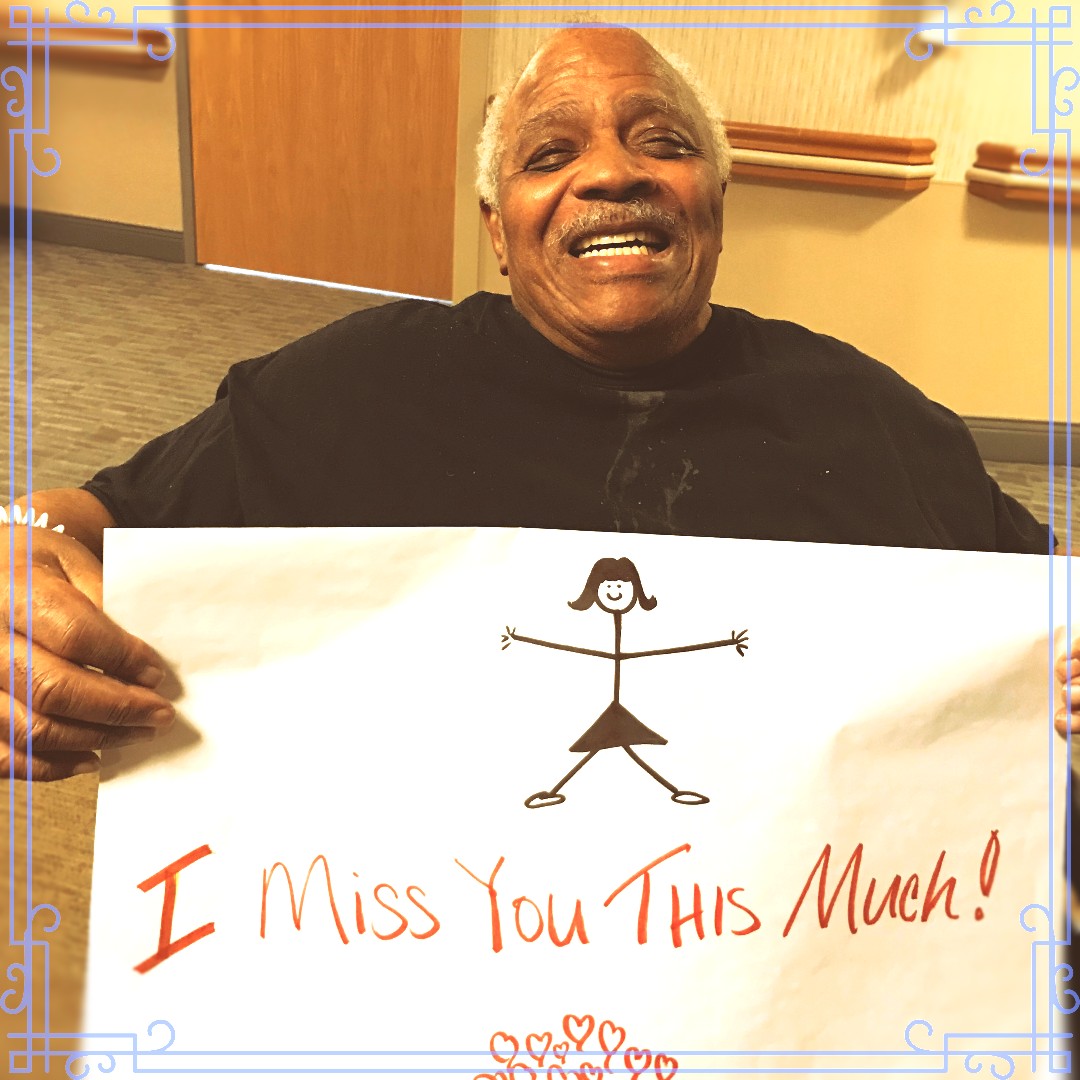 IndVetsHome's tweet photo. #HelloOutThere! Can we get some digital hugs for Air Force veteran, Mr. Mays? We hope all of our family and friends are still hanging in there this week! Our residents are doing great, just #MissingYouToo. #IVHfamily #DigitalHugs #HangingTough #VeteranStrong https://t.co/56T5ZSLpFG