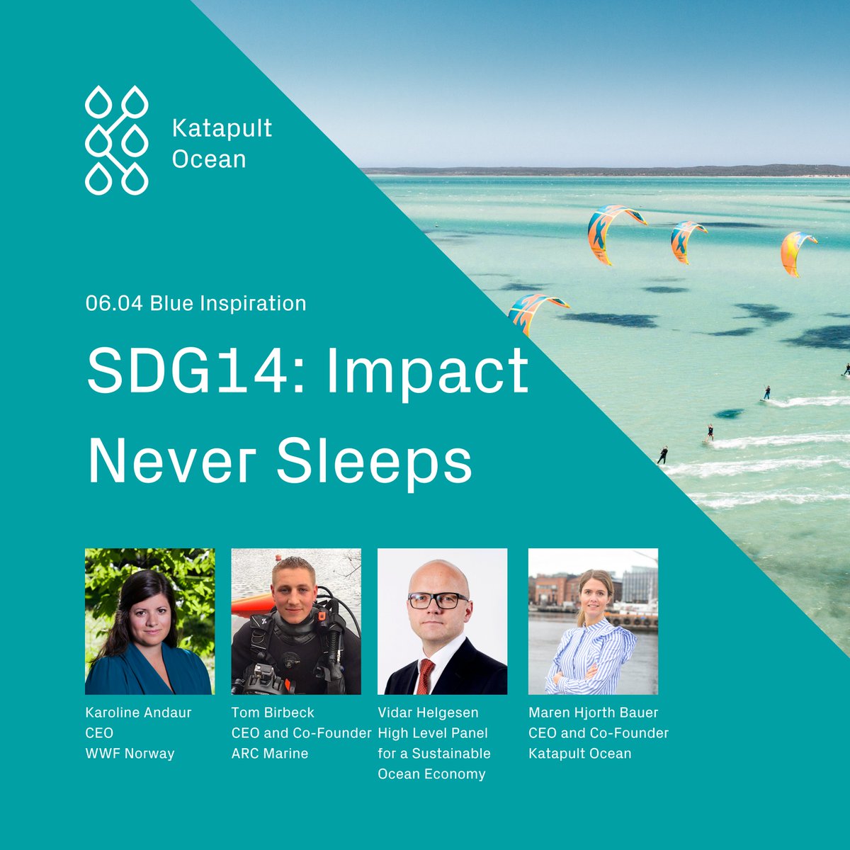 KatapultOcean (@katapultocean) on Twitter photo How does the #covid19 situation affect the global work on ocean #impact?🌍🌱Join us for tomorrow's Blue Inspiration with <a href="/Karoline_Andaur/">Karoline Andaur</a> @VidarHelgesen <a href="/TomBirbeckUK/">Tom Birbeck</a> and @BauerHjorth #sdg14 #SDGs How does the #covid19 situation affect the global work on ocean #impact?🌍🌱Join us for tomorrow's Blue Inspiration with <a href="/Karoline_Andaur/">Karoline Andaur</a> @VidarHelgesen <a href="/TomBirbeckUK/">Tom Birbeck</a> and @BauerHjorth #sdg14 #SDGs