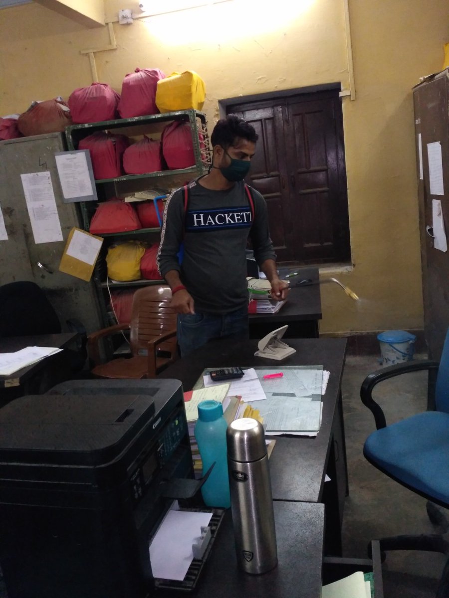 FBikaner's tweet photo. Sanitization of FCI,  Divisional Office, Bikaner https://t.co/IEULN8oLIG