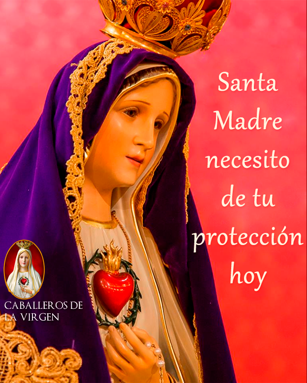 Cuanto más nuestras almas estén tentadas, más debemos rogar a la Santísima Virgen.