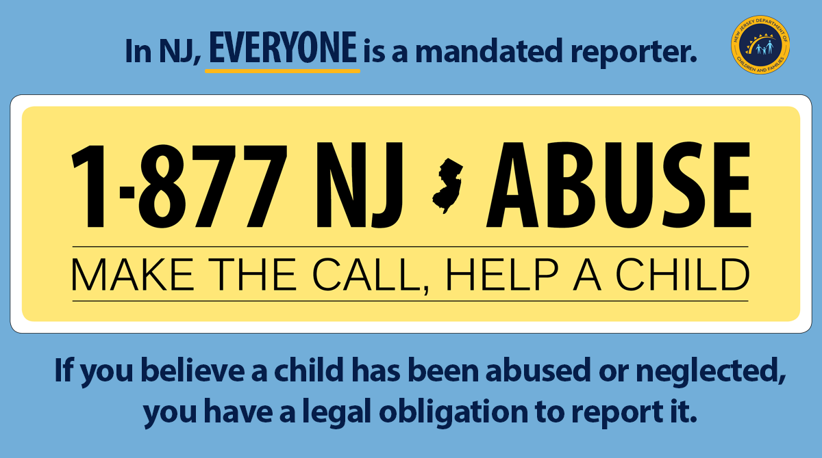 NJDCF's tweet photo. #Socialdistancing doesn't mean social isolation.

During shutdown the Child Abuse Hotline is STILL open.

Social Workers are STILL in the field.

Children STILL need their community.

If you suspect a child is being abused or neglected #MaketheCall, #SaveAChild ☎️1-877-NJ ABUSE https://t.co/noAfuNyHyd