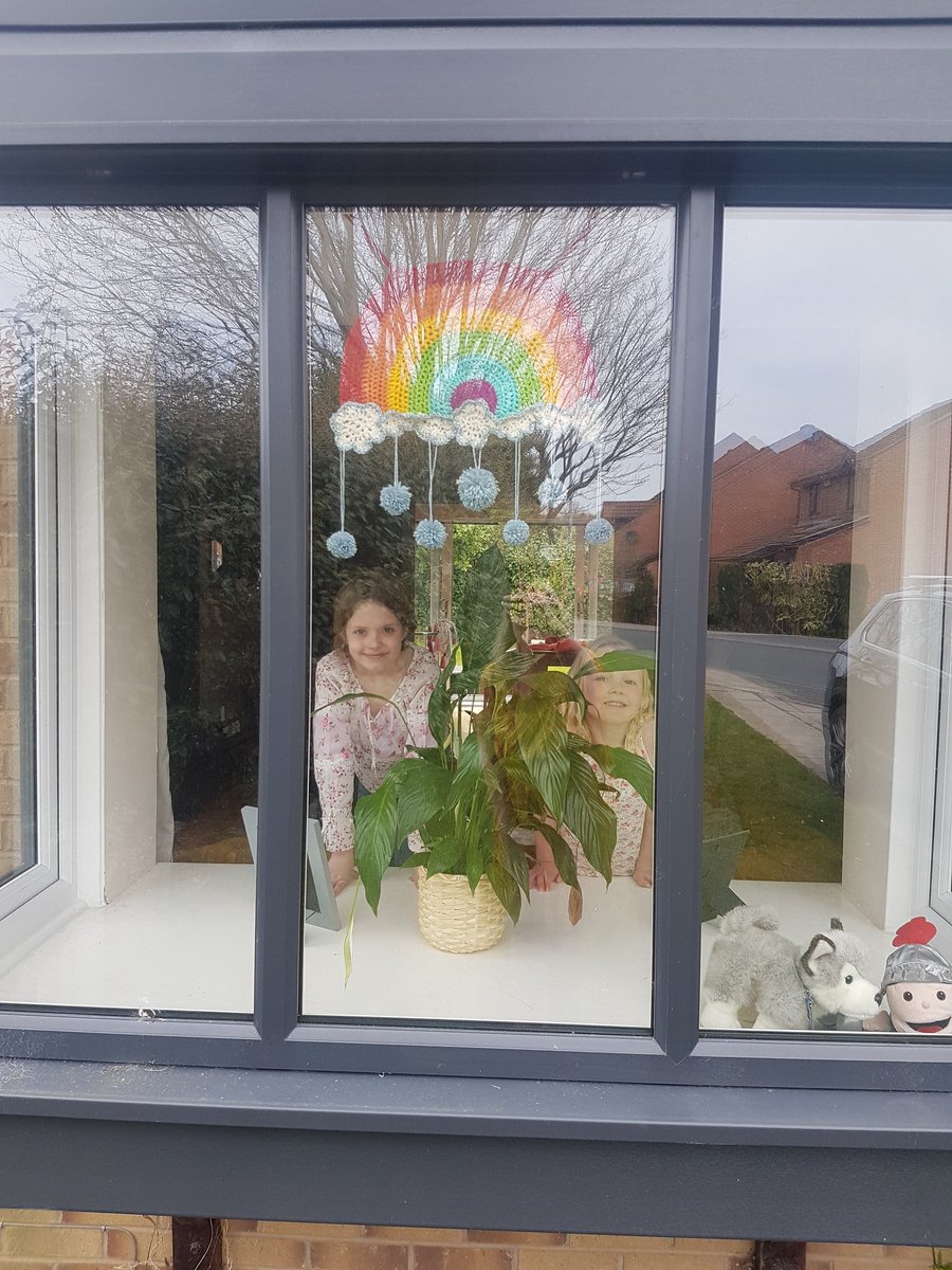 We worked together to make a crochet pom pom rainbow #silverlining #stayathome <a href="/y4_windmill_ce/">Y4_Windmill_CE</a> <a href="/y2_windmill_ce/">Y2_Windmill)_ce</a> <a href="/Windmill_CE_Sch/">Windmill CE Primary</a>