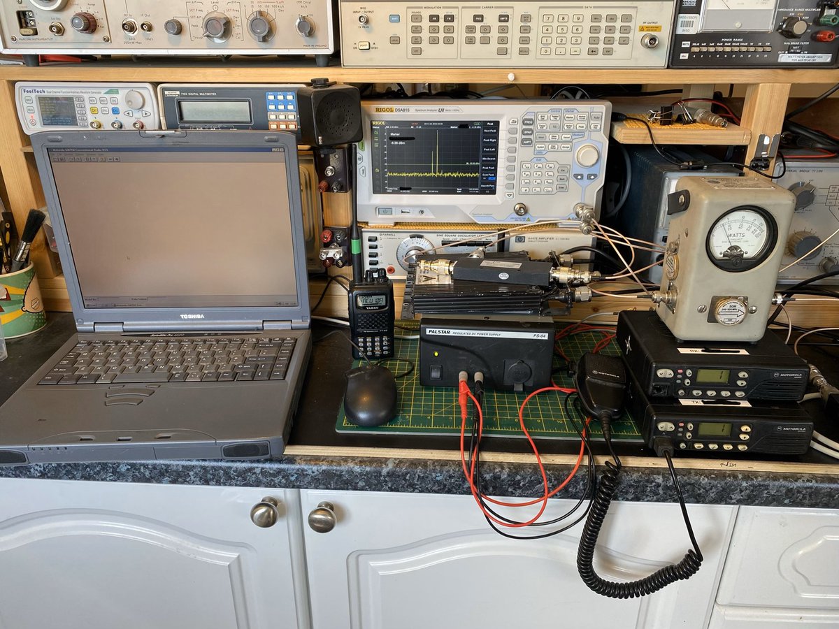 DW_Radio's tweet photo. So we are in the midst of a global pandemic, the country is on lockdown and it is essentially illegal to go outside and enjoy the nice weather!.....Perfect time then to crack on with all those outstanding radio projects - like putting together and testing this UHF tango.... https://t.co/bajBbr9qet