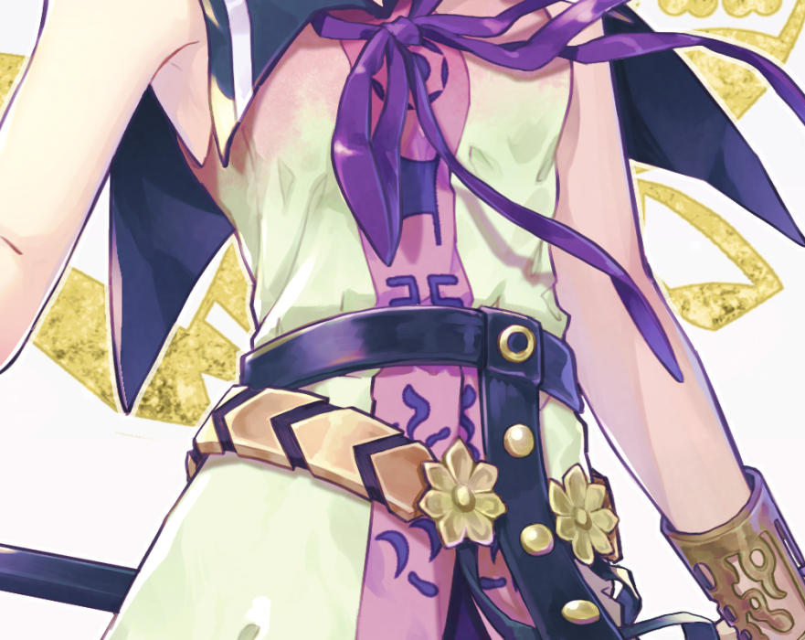 豊聡耳神子 「お洋服の腰のこういう部分がめちゃくちゃのめちゃ好きなんだけど伝わってほしい 」|syuri22🍣例大祭 あ02abのイラスト