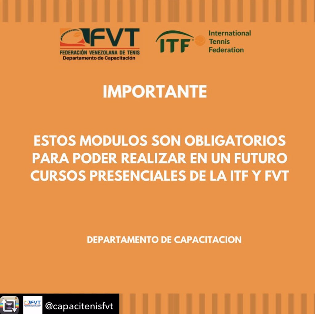 ateb2604's tweet photo. Tú eres la inversión de la que nunca te vas a arrepentir!!!
~
Repost from @capacitenisfvt using @RepostRegramApp - En el texto desliza para leer la información 👉🏻👉🏻👉🏻👉🏻 #capacitacionfvt #masificacionfvt #fvtenis #fvtjti #tenis10s #tenis10 @ateb2604 @atellara @AtecCarabobo https://t.co/7IcXEOZXlF