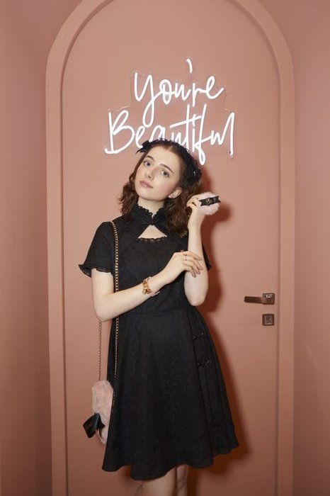 ローズマリーソワール レースチャイナワンピース