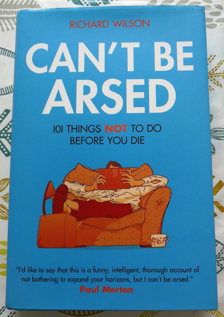 This book sums up my current mood perfectly, although I'm not sure I can summon the energy to start reading...