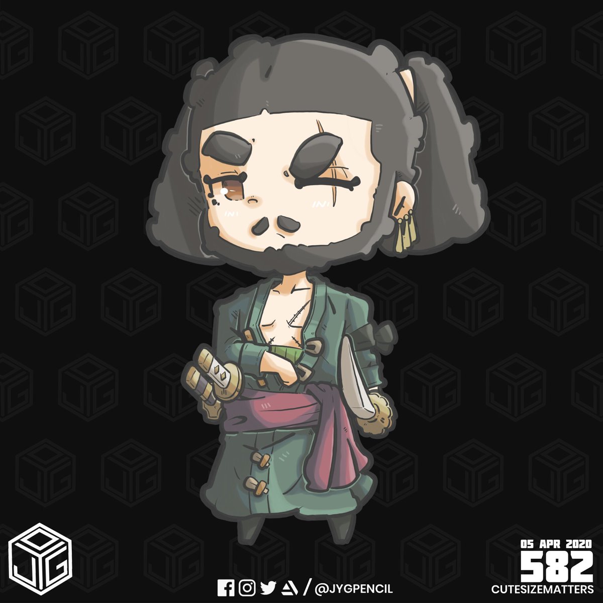 CHIBIGENIX's tweet photo. 582: Chrissa X Roronoa Zoro [Commission]
#commission #kindcustomer #OnePiece #RoronoaZoro #Chrissa #chibi #cutesizematters #jygpencil

Thank youuuuuuu 💓

Follow me on:
FB: https://t.co/tgpqds6MkZ
IG: https://t.co/f1bZqYCXjk
AS: https://t.co/MhMcMK3a7T https://t.co/sRnRvb7cw7