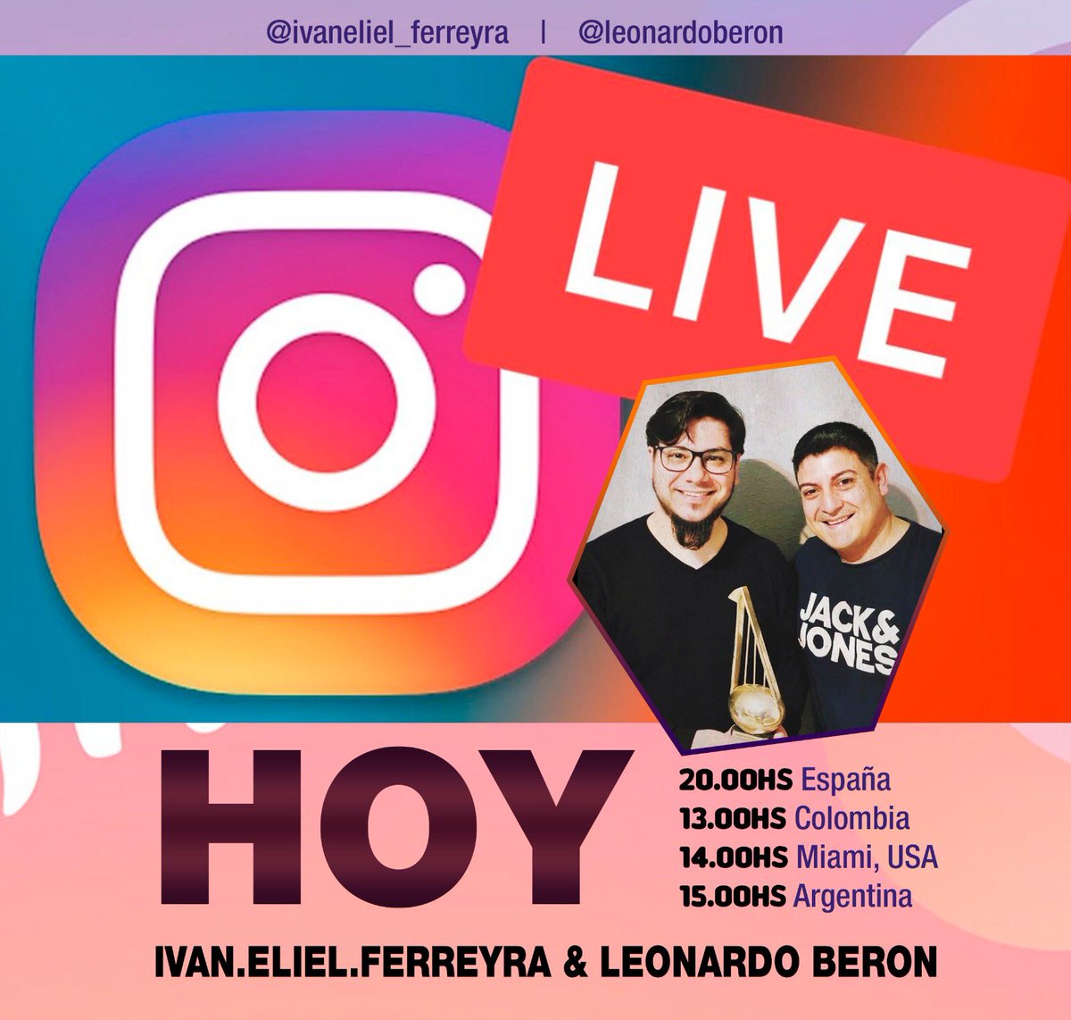 ivaneliel's tweet photo. Hoy por Instagram Live!! #FelizDomingo #QuedateEnCasa https://t.co/p84hfgZMMD