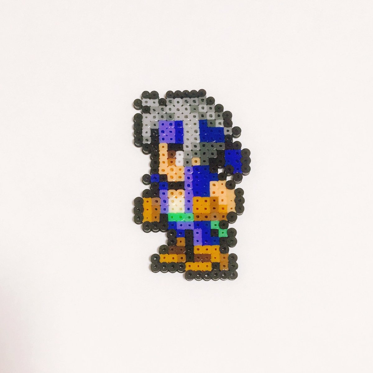 ながつき No Twitter No 067 ロック アイロンビーズ ミニフューズビーズ ピクトロジカ