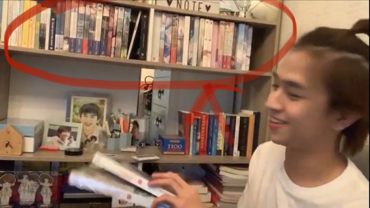 He has so many bl novels hshhshs  #flukenatuber