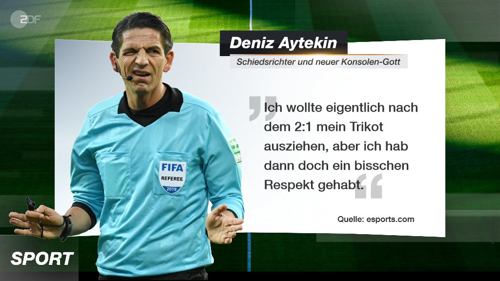 Schiedsrichter Deniz #Aytekin hat Gladbach-Profi Jonas #Hofmann virtuell zum Duschen geschickt. 😄 Bei der Bundesliga Home Challenge überraschte der 41-Jährige mit seinen Skills an der Konsole – und gewann 2:1 gegen den Gladbacher. #BundesligaHomeChallenge | <a href="/vbl_official/">VBL | WOW VIRTUAL BUNDESLIGA</a>
