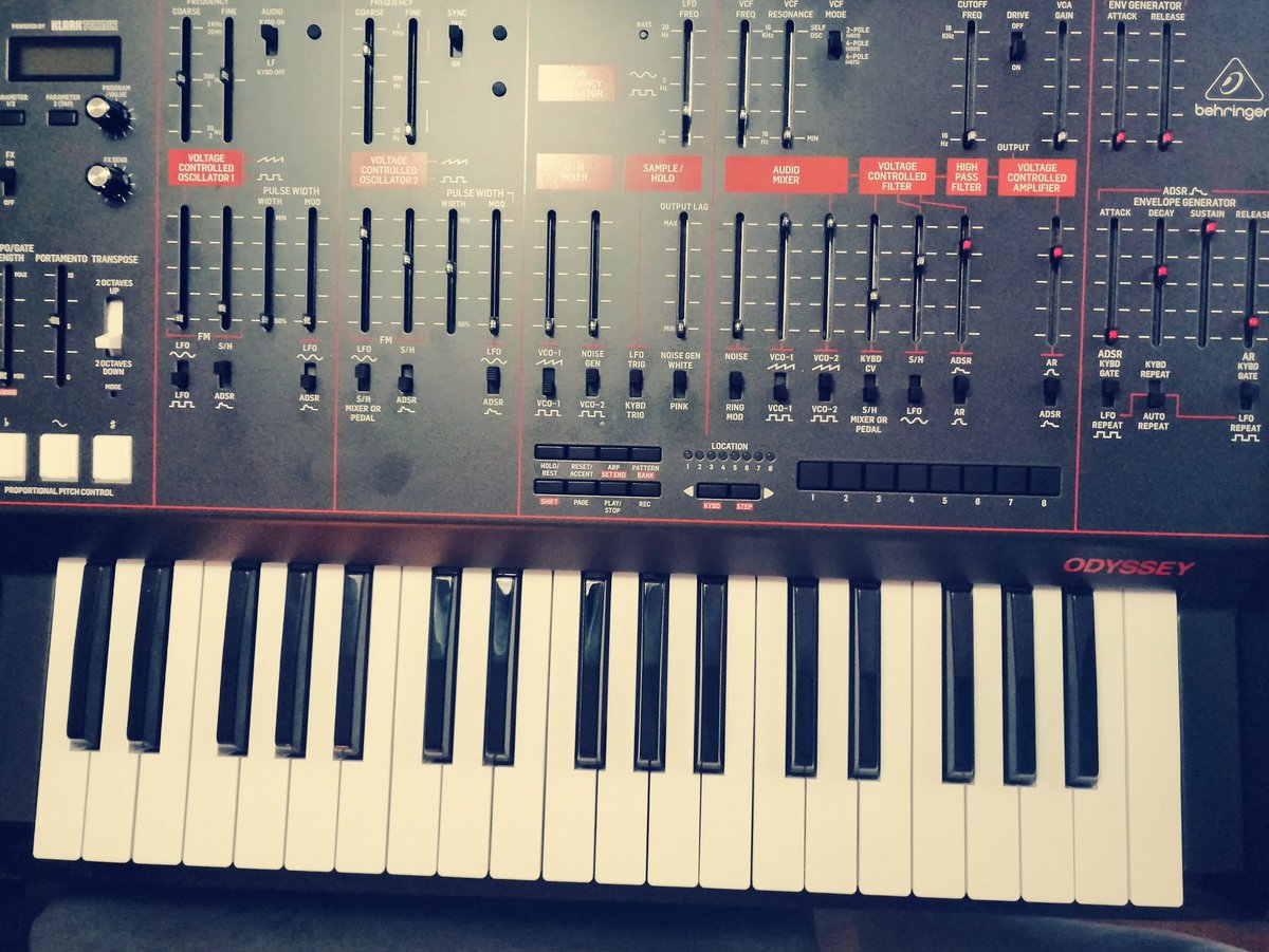 observ8's tweet photo. New crash π #HomeStudioToy #analog #odyssey #bodyssey #arp #dreamofwires #behringer #returnoftheclones https://t.co/K5MqrF5K17