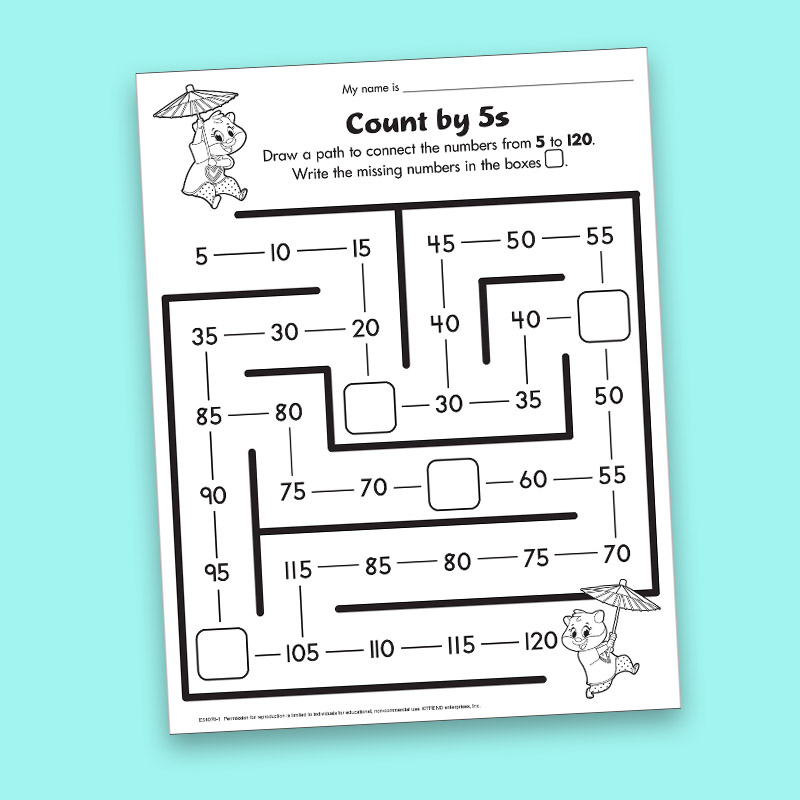 TRENDent's tweet image. Today&apos;s featured Free Printable: Count by 5s Activity Sheet! trendenterprises.com/collections/fr…
#FreeMathWorksheet
#Homeschool