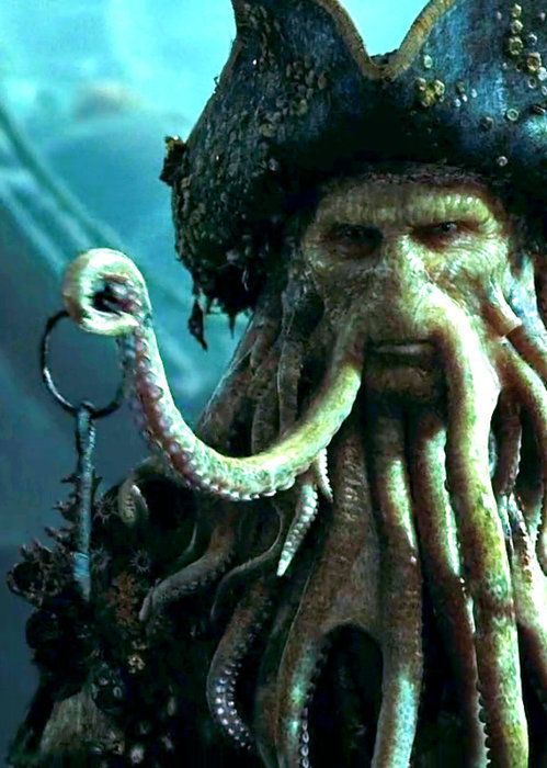 Remember the key of the chest? Davy Jones kept it with himself at all times.Remember where? Hidden somewhere between his tentacles.EXACTLY: Davy Jones keeps the key in his version of a ball sack. We stan 