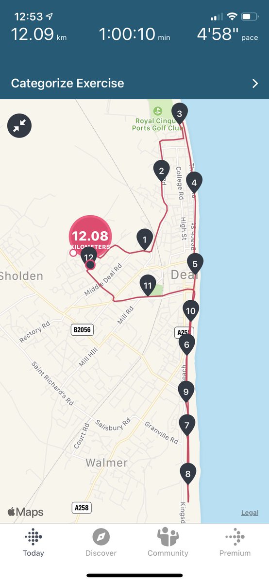 F1plasticfan's tweet photo. @cityrunsLDN all done! Miss the City Route, but still fun. Thanks from Deal. https://t.co/1oYDIE5uYi