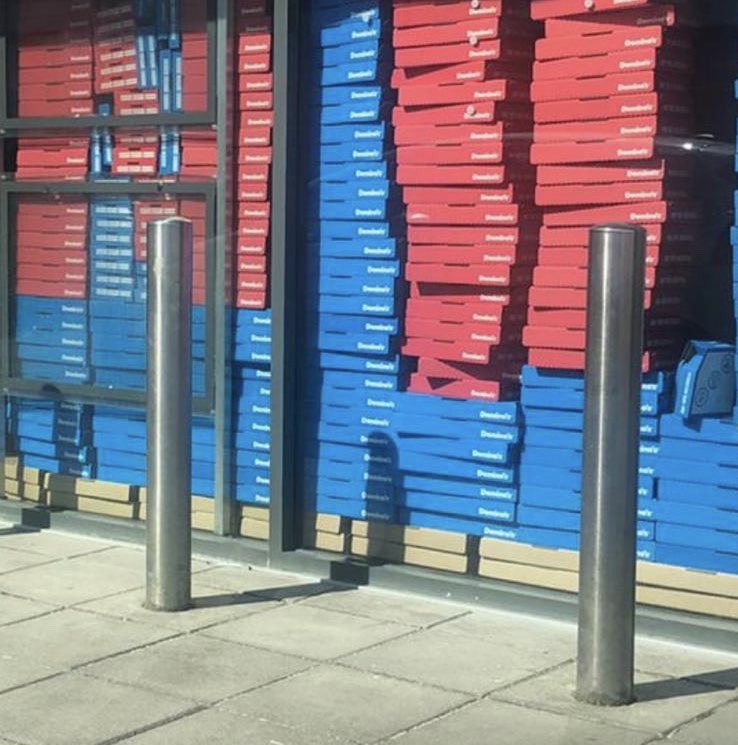 SeanLlanelli's tweet photo. @Amanwy It looks like the so called “significant changes” also include blocking out shop windows! 😯 https://t.co/Hdy0eFhjUH