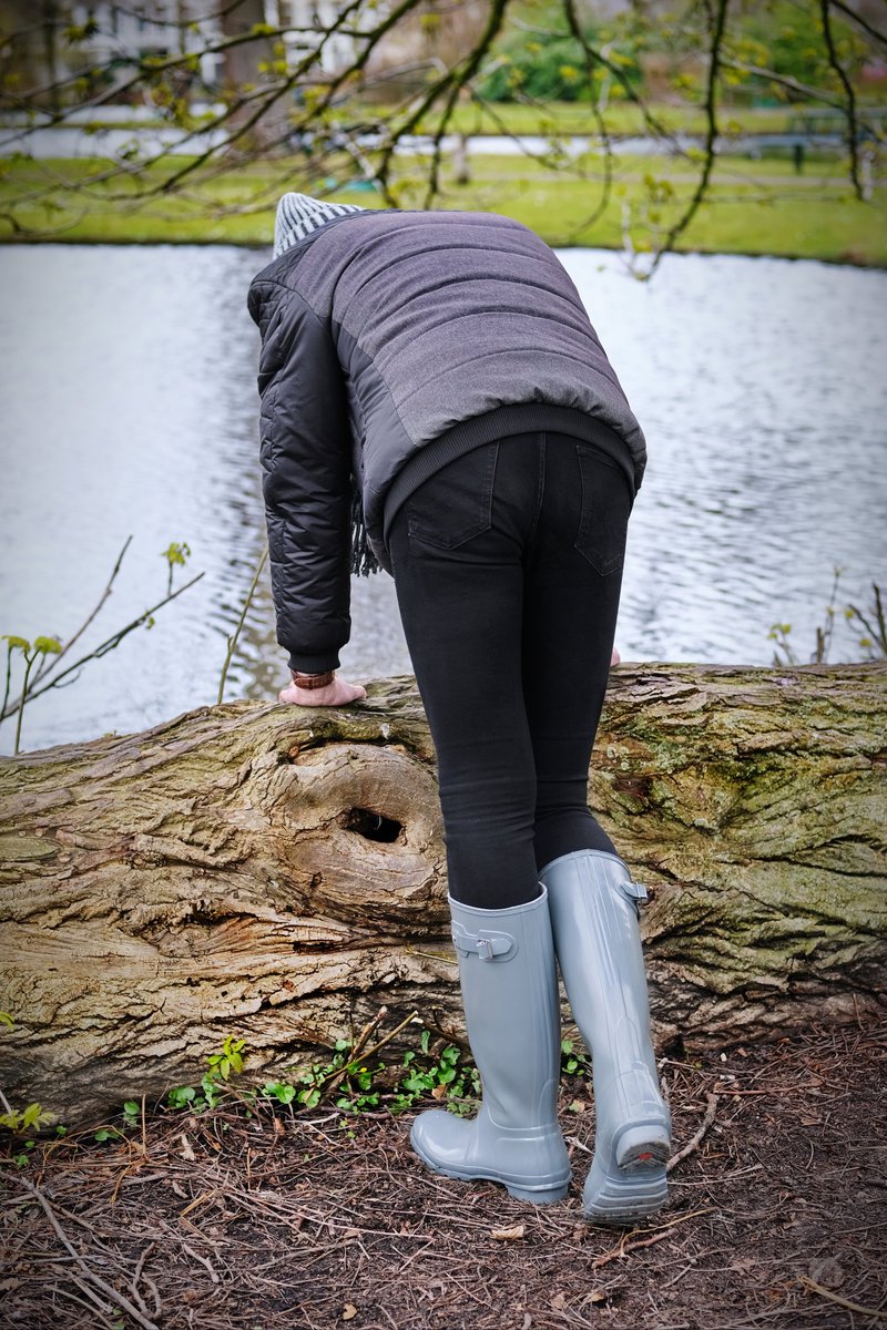 feather hunter boots