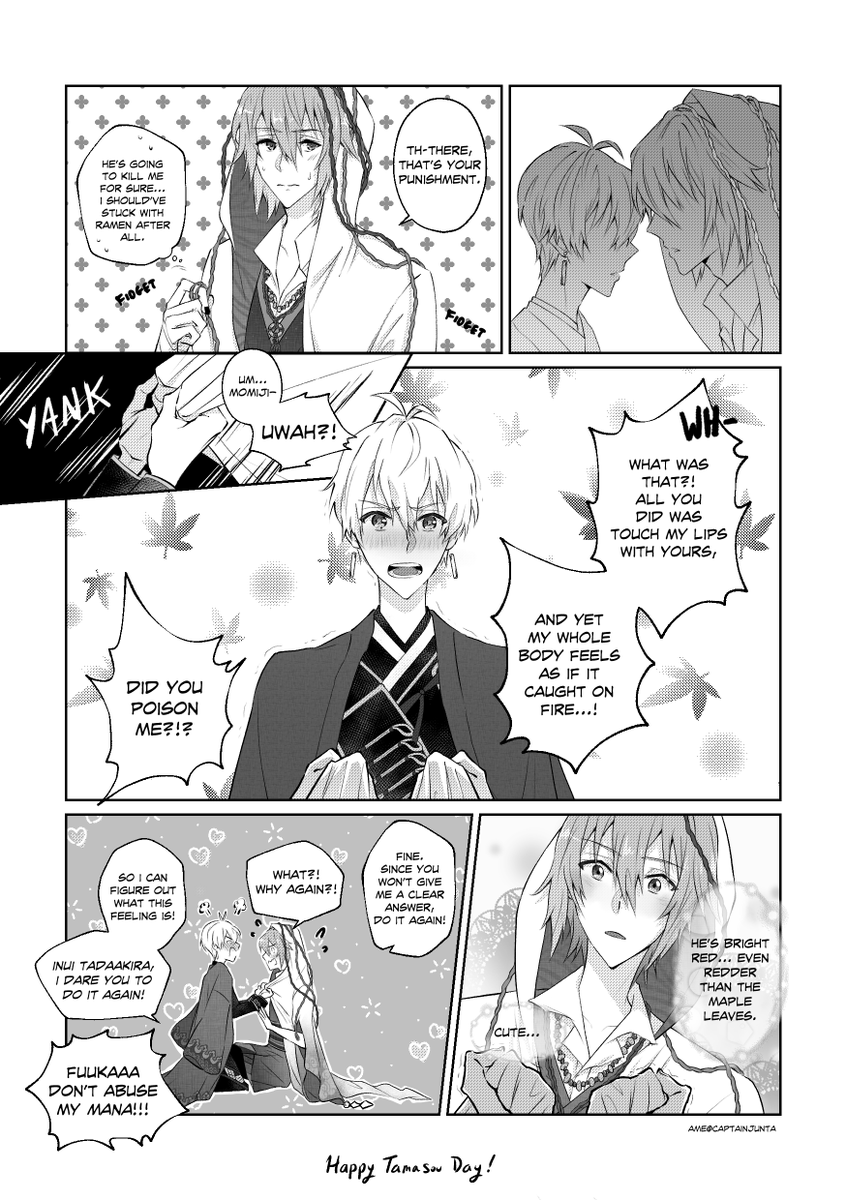 Happy MEZZO day to my dear butterfly Nine (@NinemaruArt)! 🦋
I went with your post-canon karatoga prompt ☁️🍁 Hope you enjoy!
#DearMEZZOExchange
#4月5日は環壮の日 #環壮の日