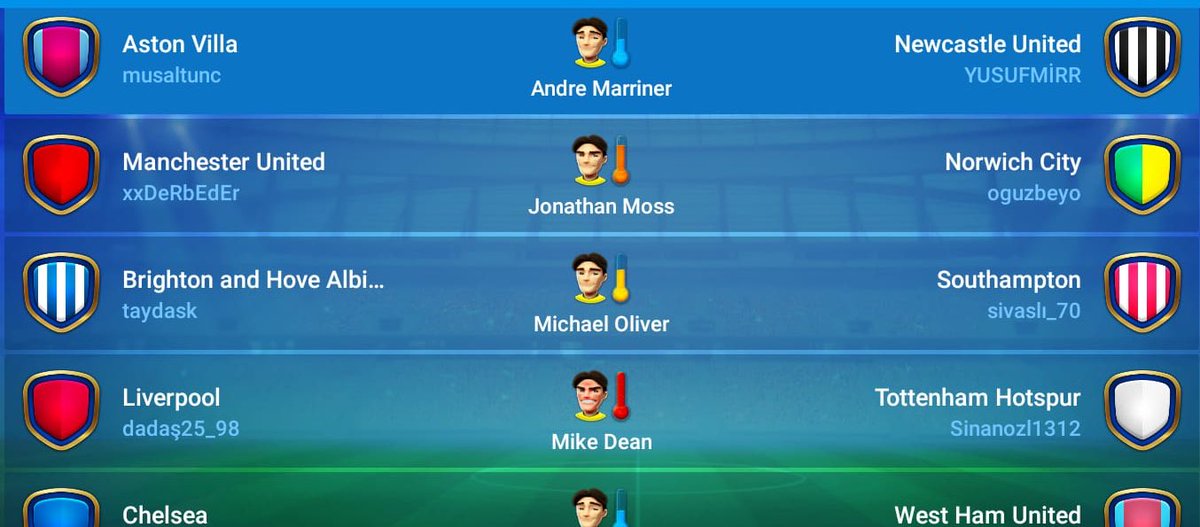 Ligimizde oynanacak 4.hafta maçlarımız..