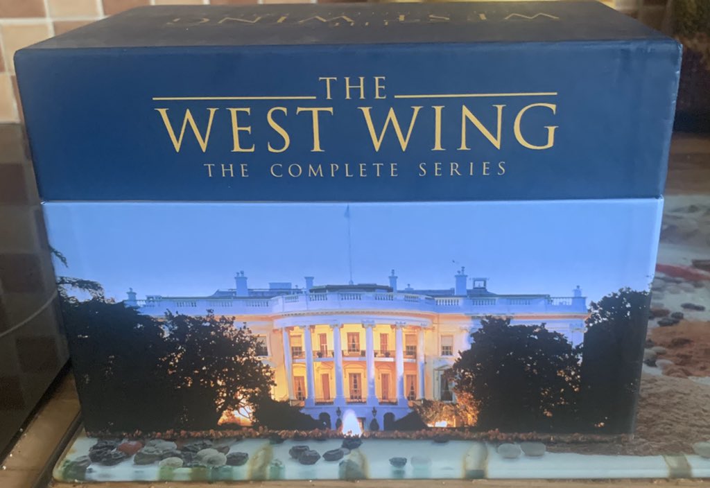 markpower65's tweet photo. In the days before #Netflix this was how we binged on TV . #theboxset my favourite box set . #lockdowntv @thewestwingTV https://t.co/oF8sUX9rWO