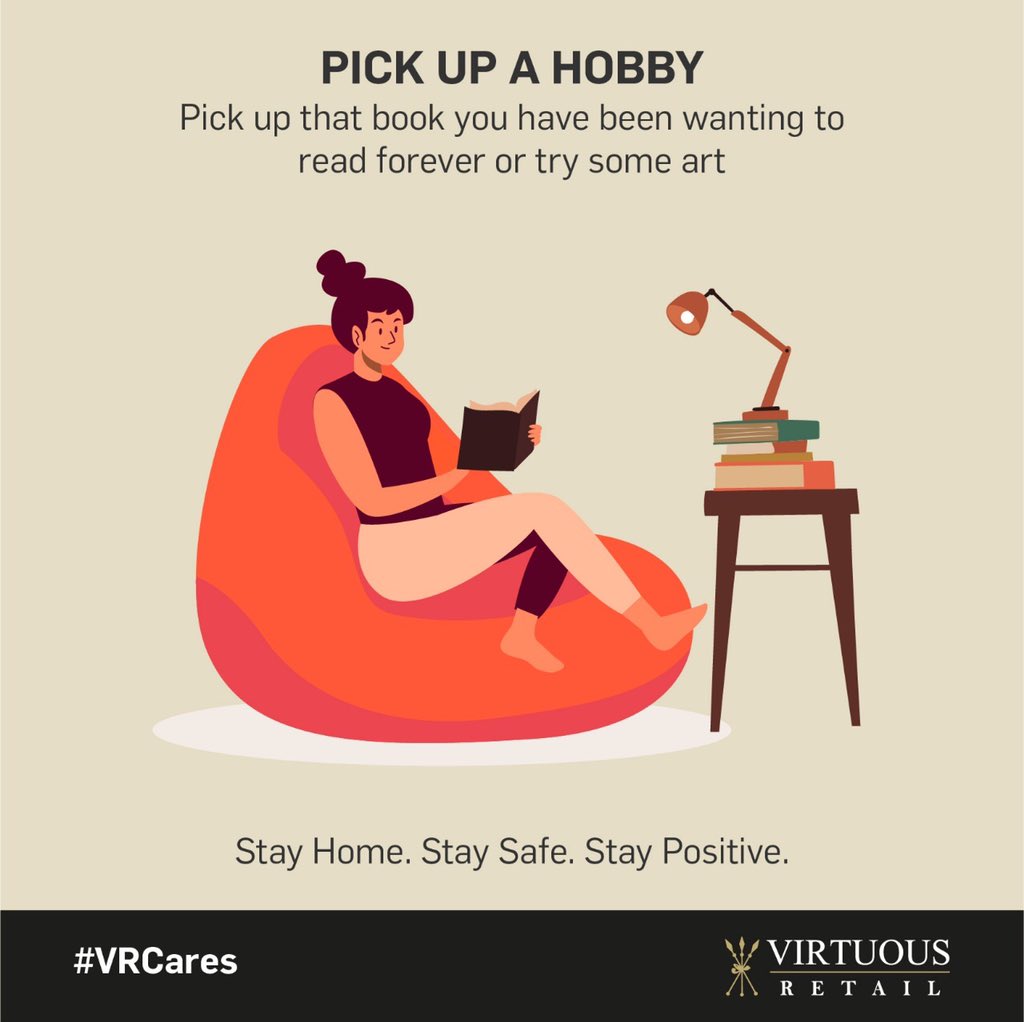 #Quarantinetip of the day! :)
#StayHome #StaySafe
 
#VRCares #Covid19 #ConnectingCommunities