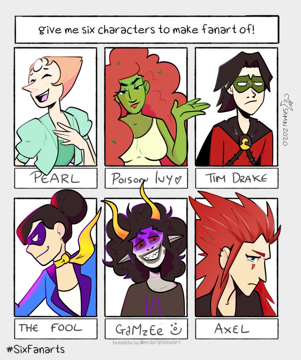 god i haven't drawn axel since i was twelve. #SixFanarts #SixFanartsChallenge 