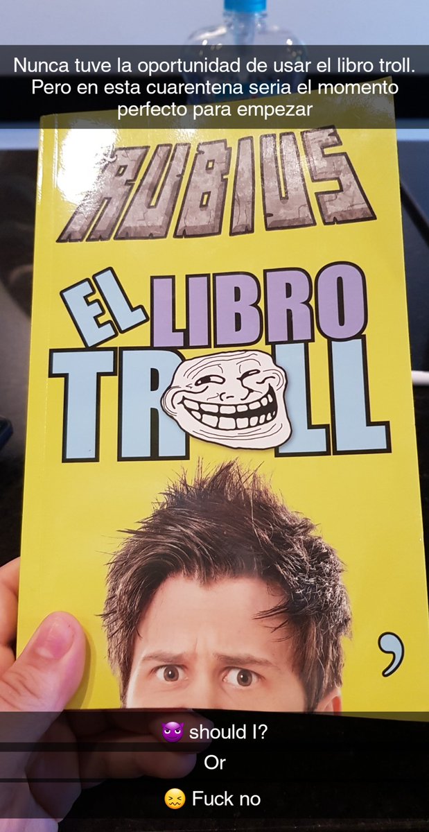 becky_hunter123's tweet photo. Que piensan? @Rubiu5 @mangelrogel @VirtualHero @lawypau @ektorjoker @nicole_roca3 #CuarentenaCoronavirus #coronatime #librotroll #Elrubius #nostalgia https://t.co/Dmzt0lZQX0
